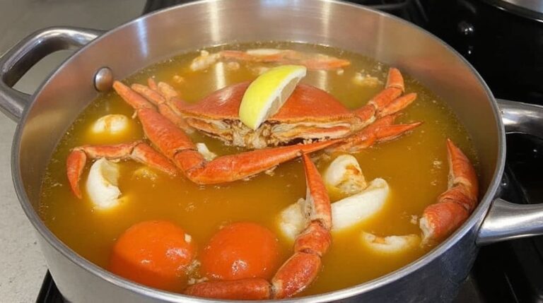 Cuisson tourteau au court bouillon : temps précis et techniques