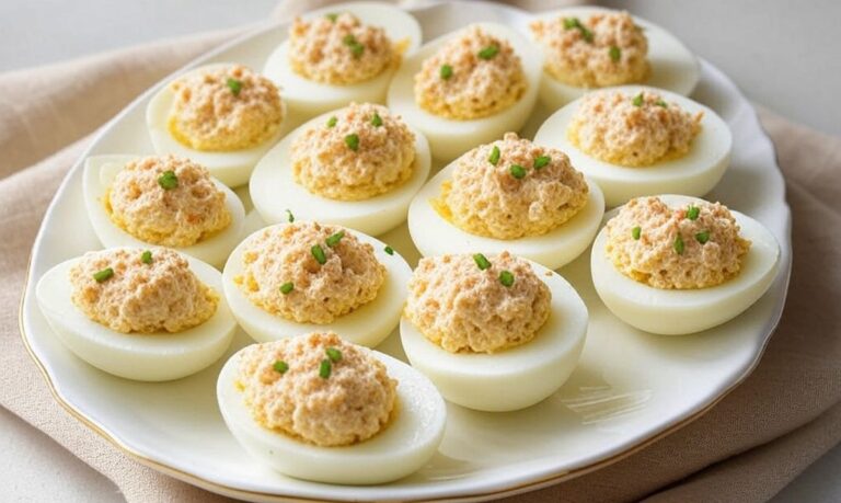 Oeufs mimosa au crabe : une recette facile et rapide pour impressionner vos invités