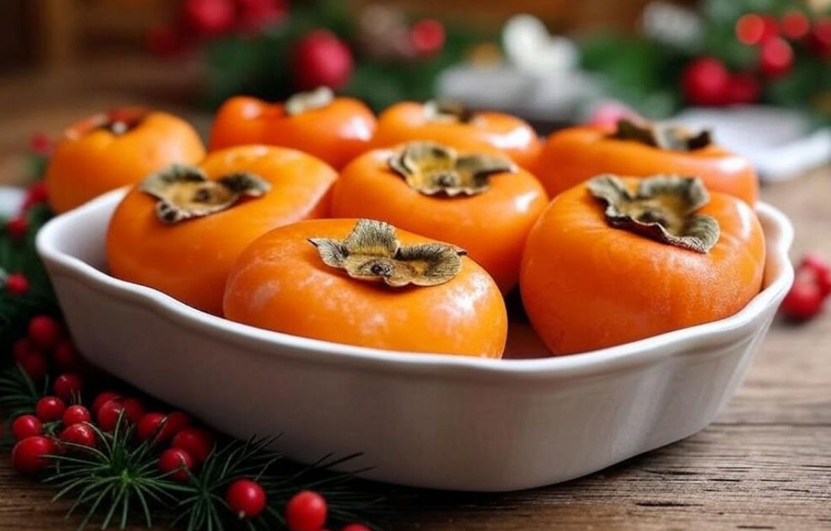 Recette kaki au four