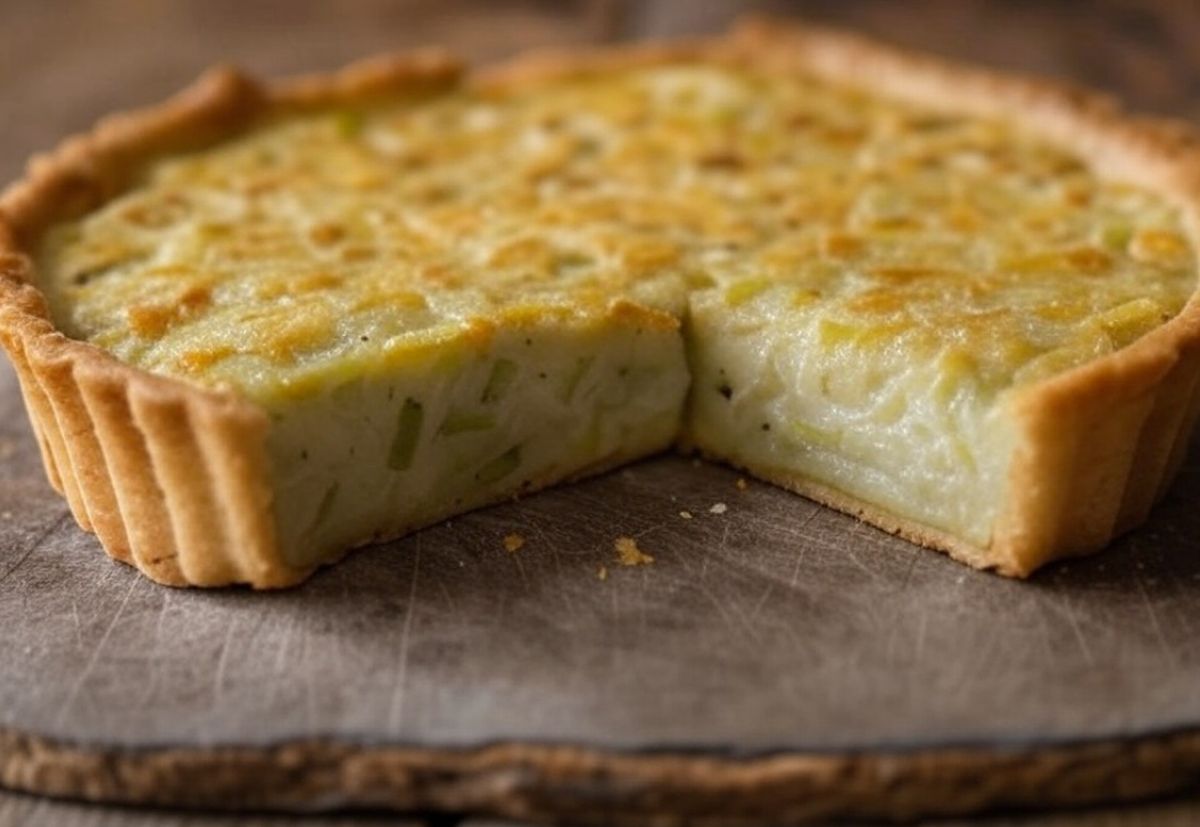 tarte aux poireaux à l'ancienne