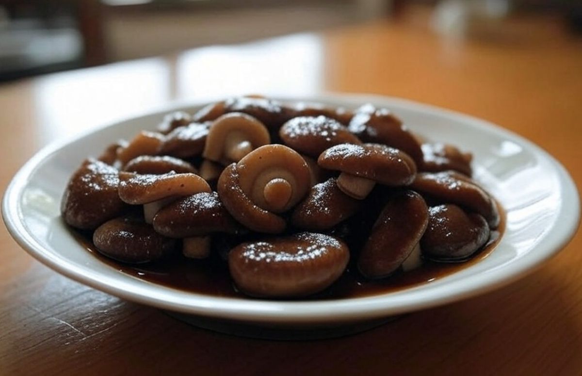 champignons shiitake à la sauce soja