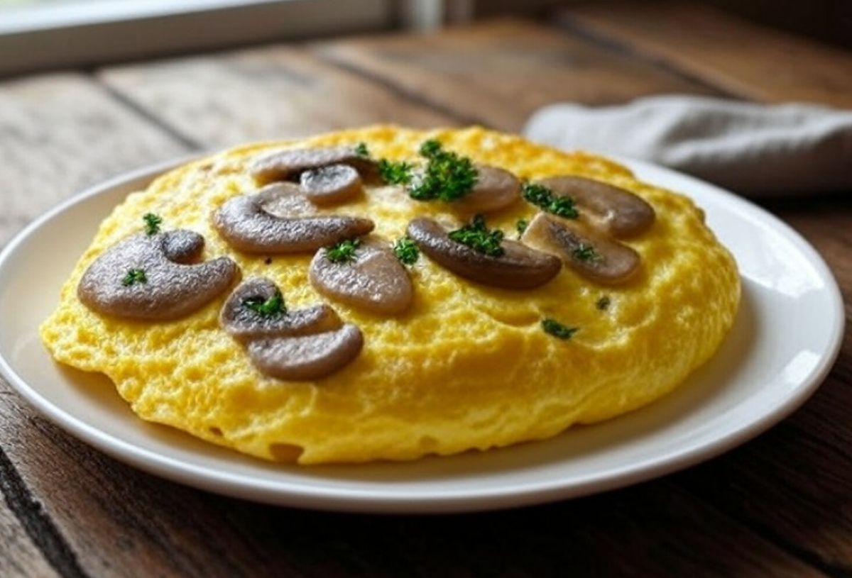 omelette aux cèpes pour 2 personnes