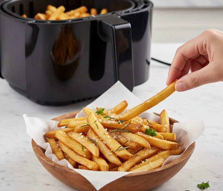 Recette de frites maison à l&rsquo;air fryer : croustillantes sans excès de graisse