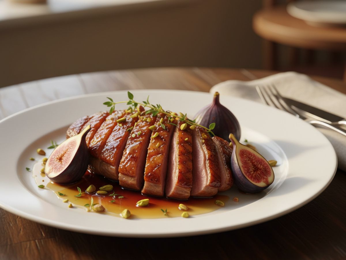 Recette filet de canard aux figues fraîches et au miel un équilibre sucré-salé irrésistible