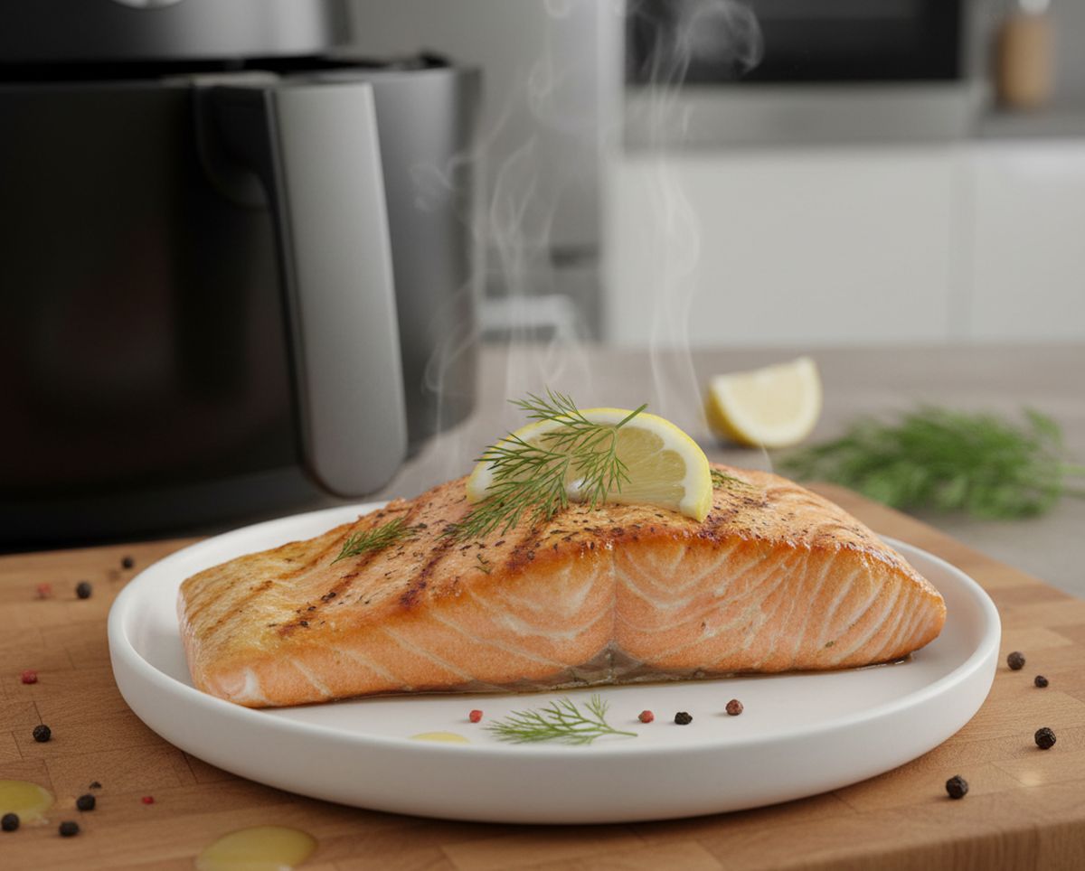 Recette pavé de saumon au air fryer rapide et savoureuse