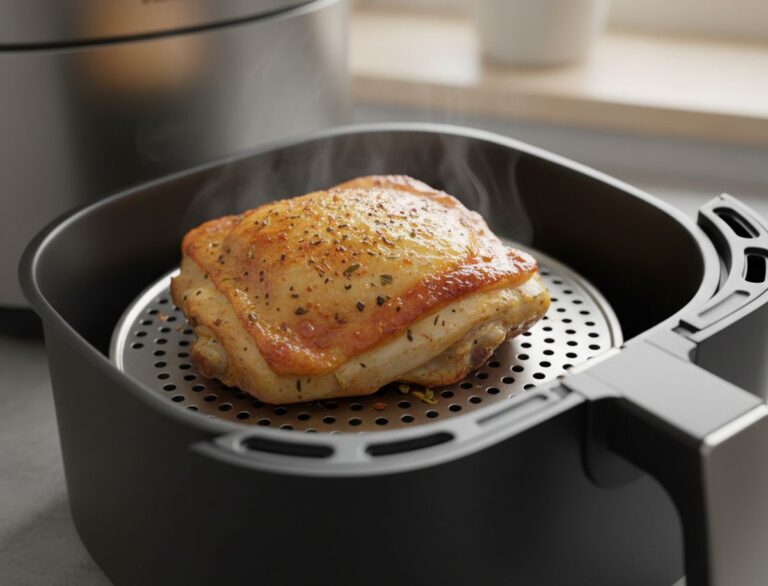 Haut de cuisse de poulet au air fryer : recette croustillante et rapide
