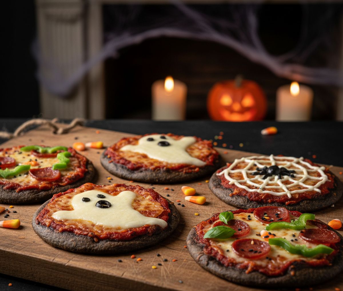 Recette mini pizza Halloween