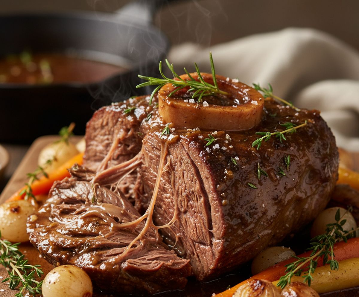 Recette de jarret de boeuf ultra fondant