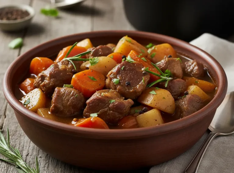 Ragoût d’agneau façon grand-mère : recette traditionnelle qui réchauffe les familles