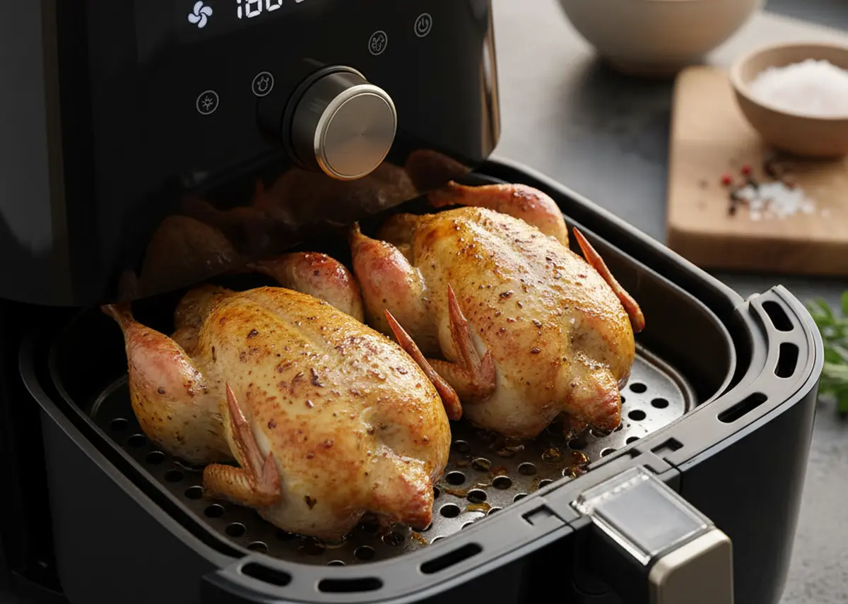 Cailles au air fryer : recette facile et cuisson parfaite