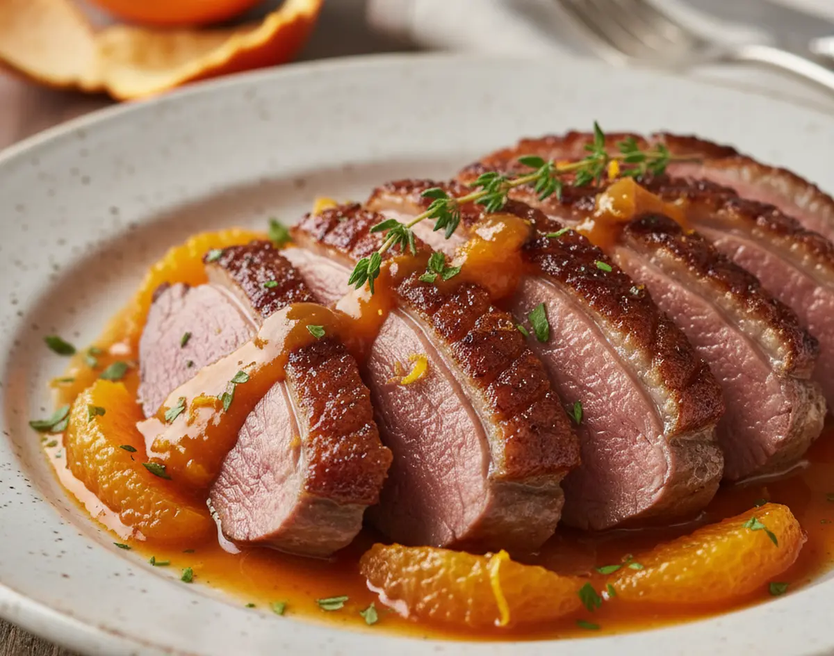 Magret de canard à l'orange recette facile et astuces pour une cuisson parfaite