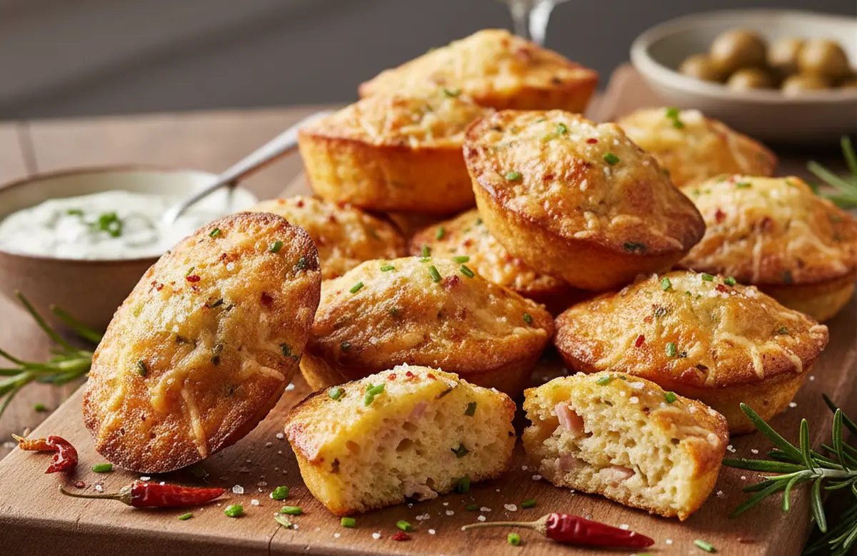 recettes madeleines salées au fromage